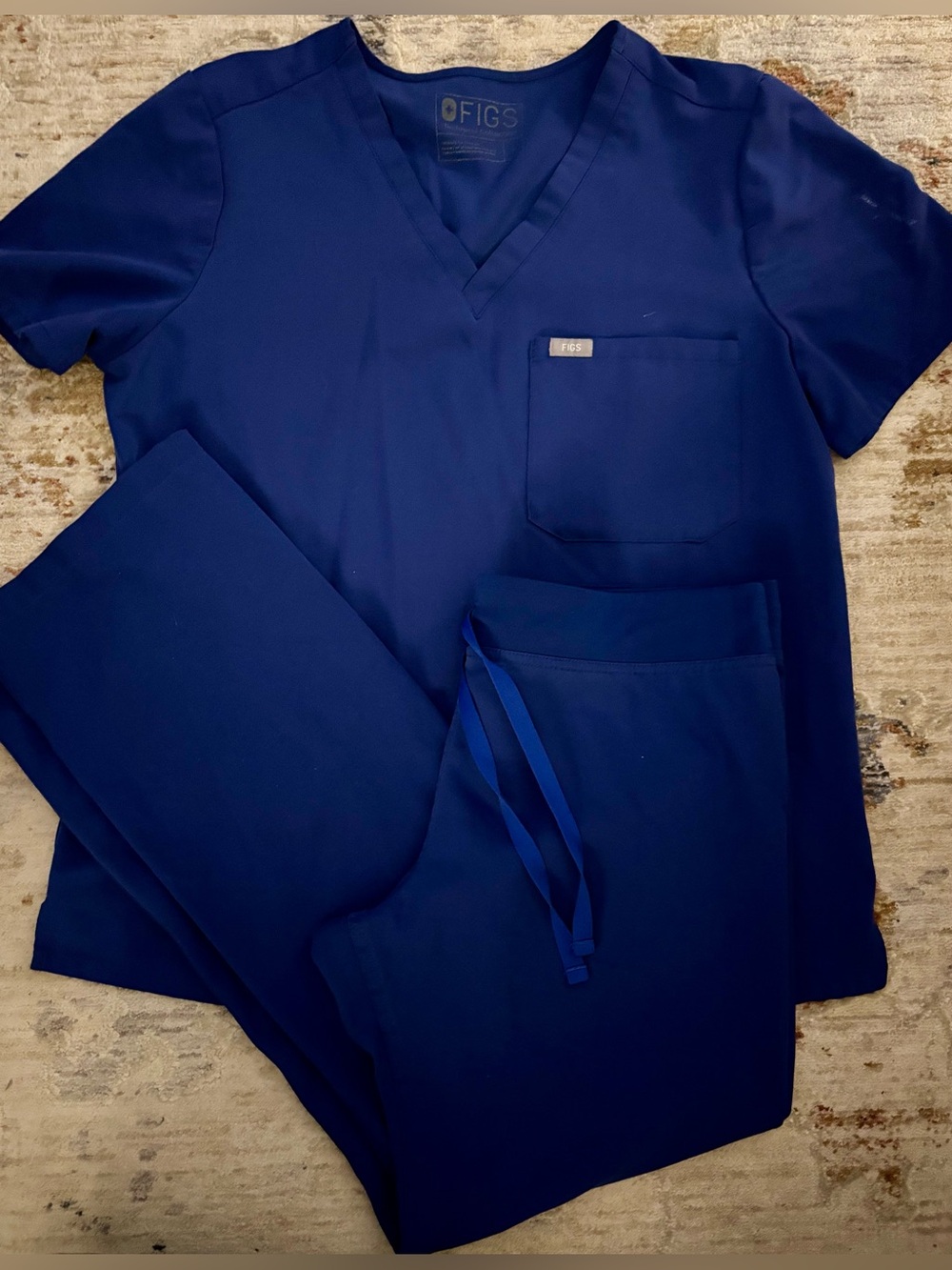 Figs Dark Blue Scrub Set